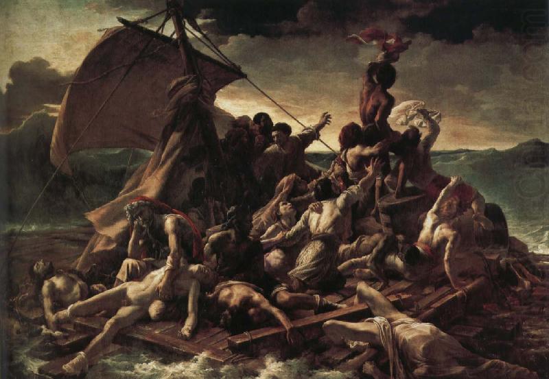 Medusa Battle, Theodore   Gericault